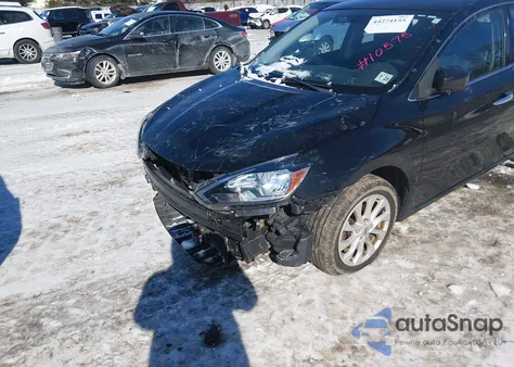 2018 Nissan Sentra Sv z USA, uszkodzony, nr VIN 3N1AB7AP8JL655596